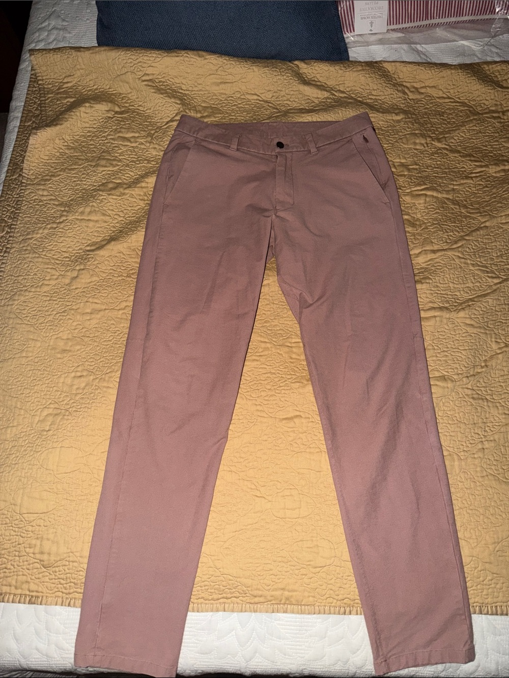 Lululemon Men's Slim Chino Pants in Dusty Rose
